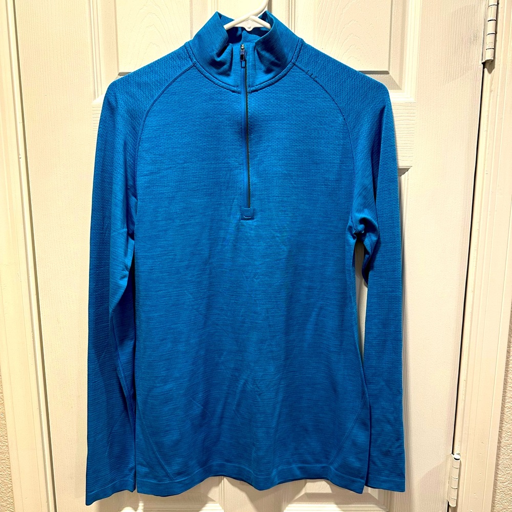 Lululemon Metal Vent Tech 1/2 Zip - Size Small - Blue
